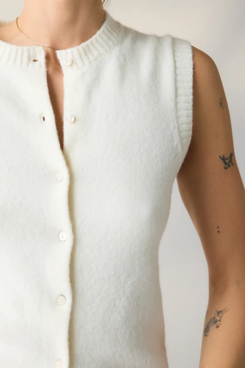 Kimchi Blue Rachel Vest Sleeveless Cardigan
