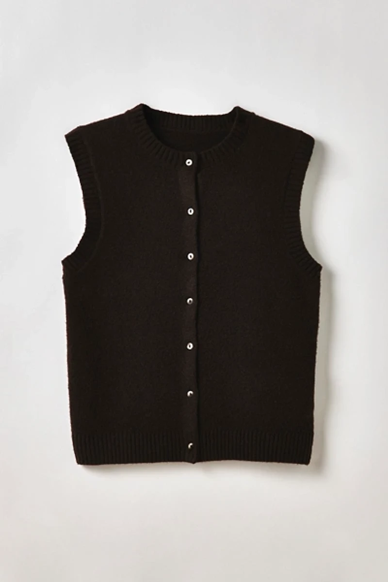 Kimchi Blue Rachel Vest Sleeveless Cardigan