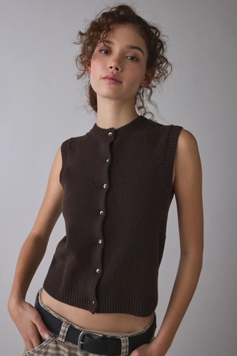 Kimchi Blue Rachel Vest Sleeveless Cardigan