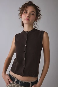 Kimchi Blue Rachel Vest Sleeveless Cardigan