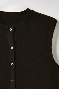 Kimchi Blue Rachel Vest Sleeveless Cardigan