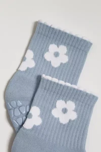 Fraise Flora Grip Sock
