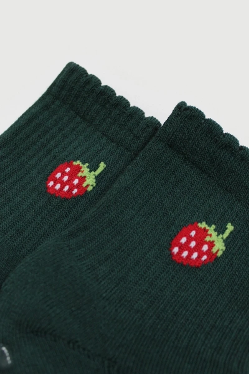 Fraise Garden Party Grip Sock