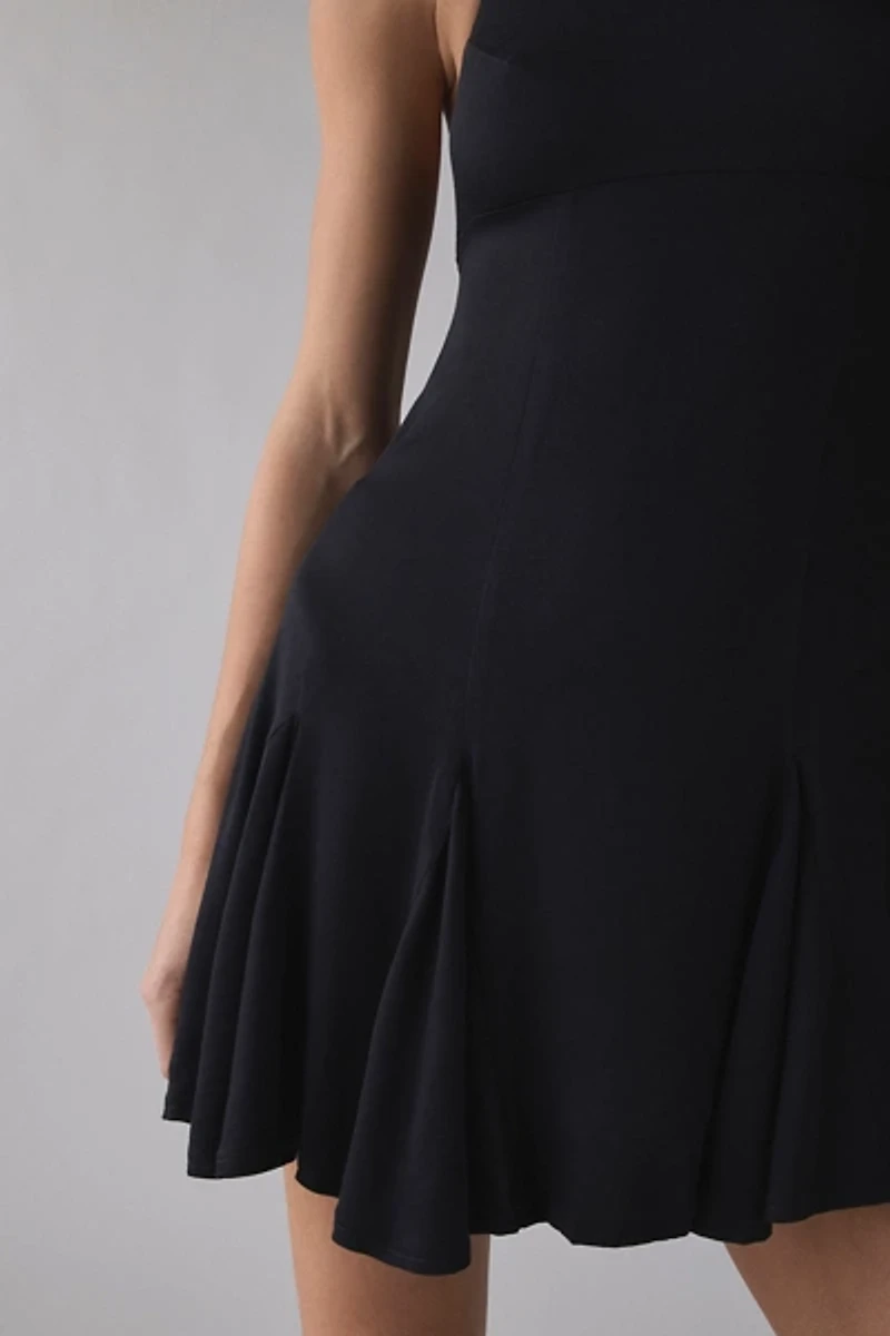 Kimchi Blue Short Story High Neck Halter Mini Dress