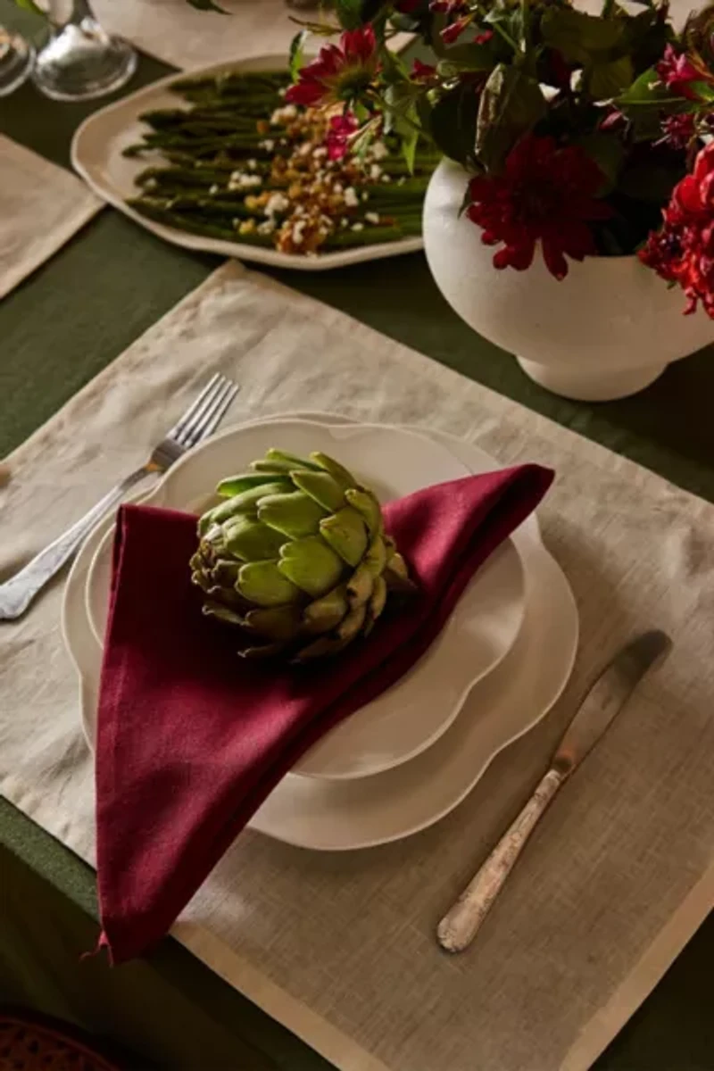 Bed Threads French Flax Linen Placemat Set