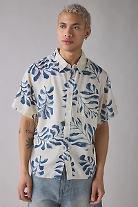 BDG Patterned Baggy Short Sleeve Shirt