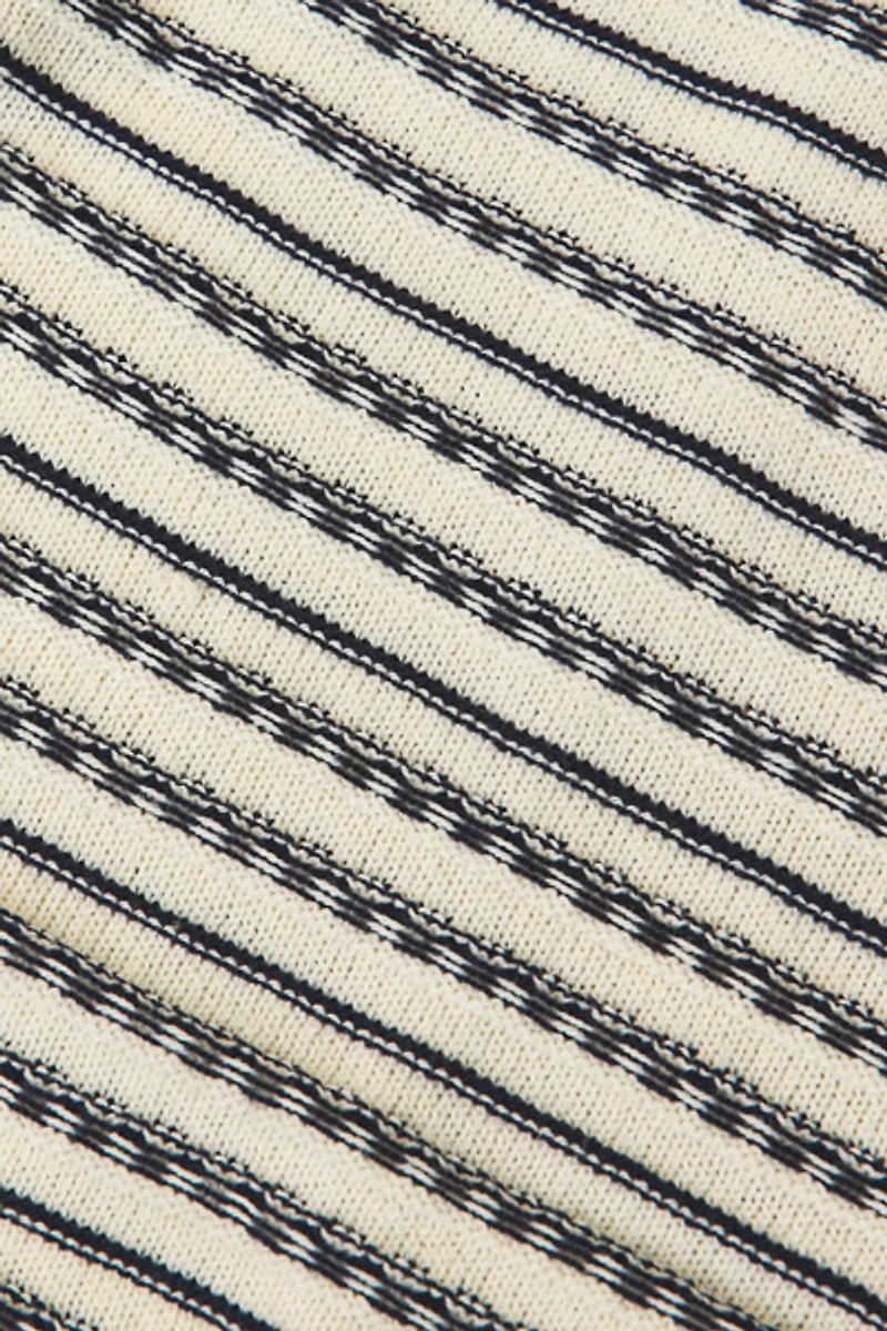 UO Skylar Stripe Short Sleeve Sweater