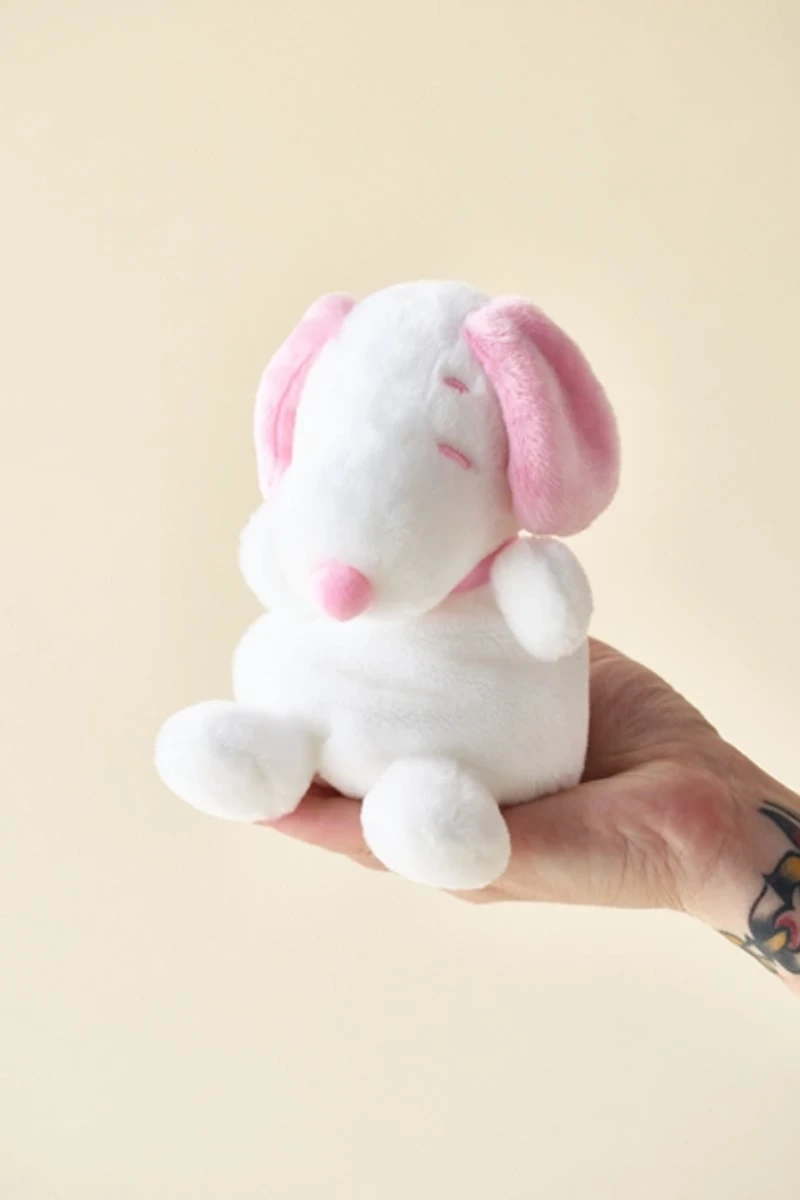 Peanuts Pink Snoopy Palm Pal Plushie