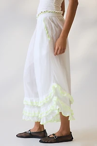 Kimchi Blue Kiss And Tell Ruffle Pull-On Pant