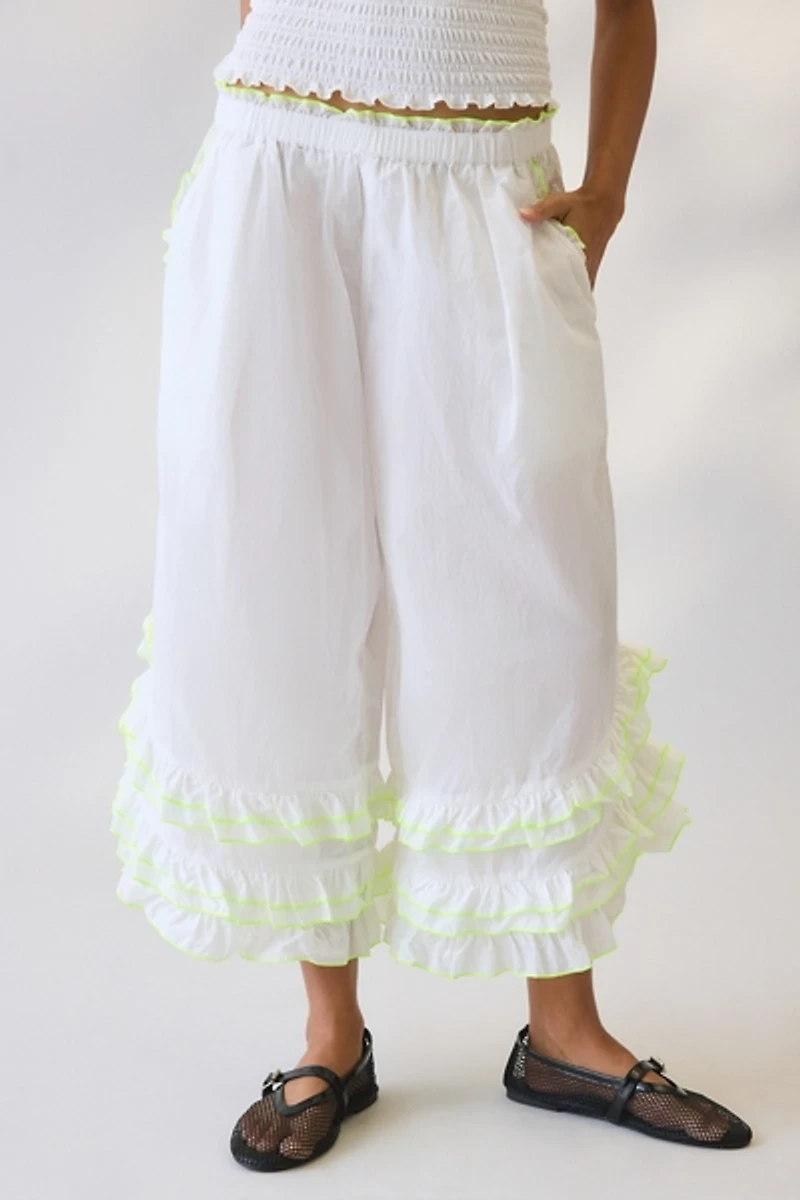 Kimchi Blue Kiss And Tell Ruffle Pull-On Pant