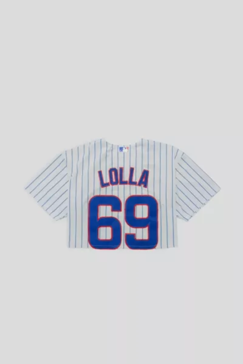 Frankie Collective Rework Chicago Cubs Baseball Crop Jersey