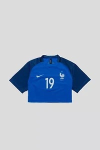 Frankie Collective Rework France Team Soccer Crop Jersey