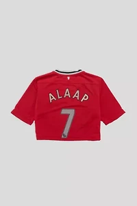 Frankie Collective Rework Manchester United FC Soccer Crop Jersey