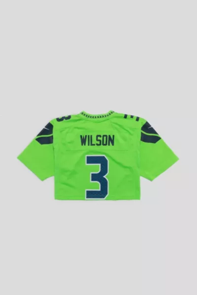 Frankie Collective Rework Seattle Seahawks Crop Football Jersey