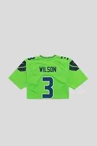 Frankie Collective Rework Seattle Seahawks Crop Football Jersey