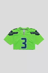 Frankie Collective Rework Seattle Seahawks Crop Football Jersey