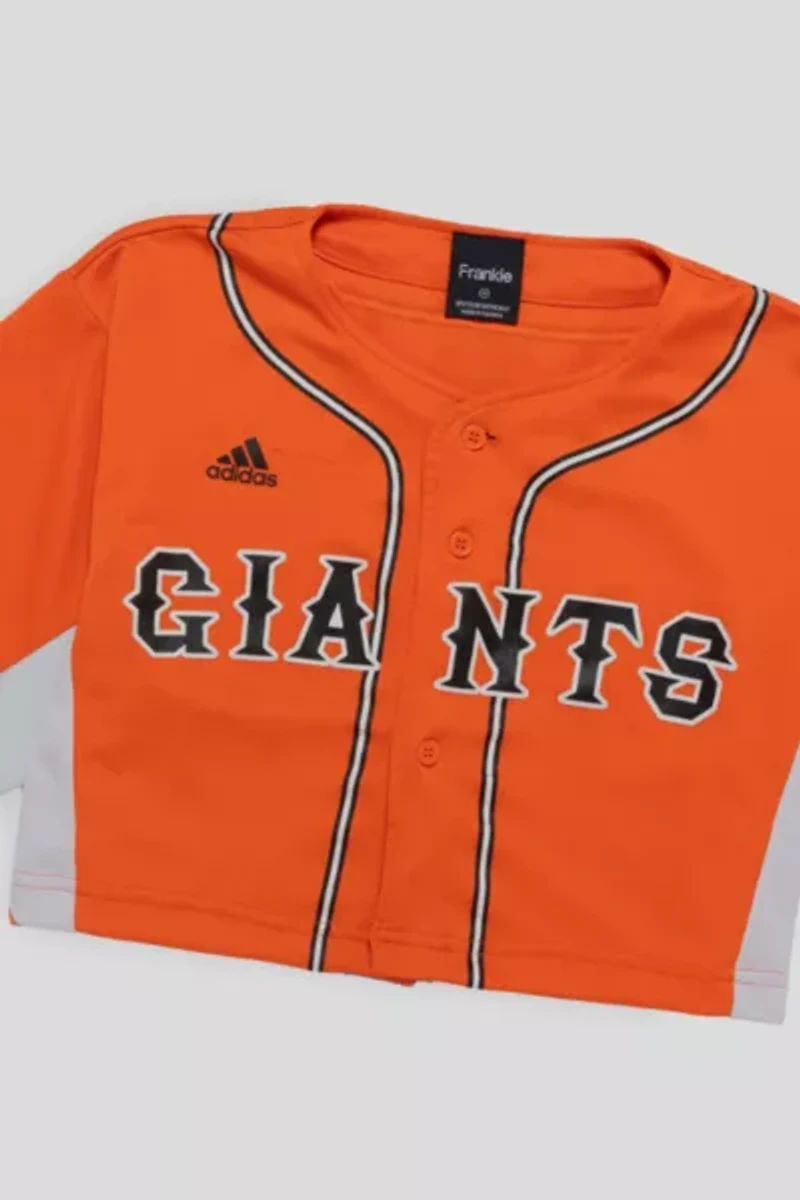 Frankie Collective Rework San Francisco Giants Crop Jersey