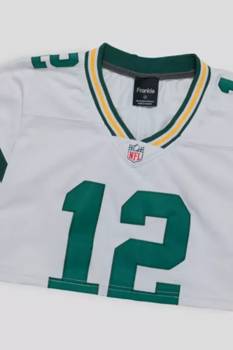 Frankie Collective Rework Green Bay Packers Crop Football Jersey