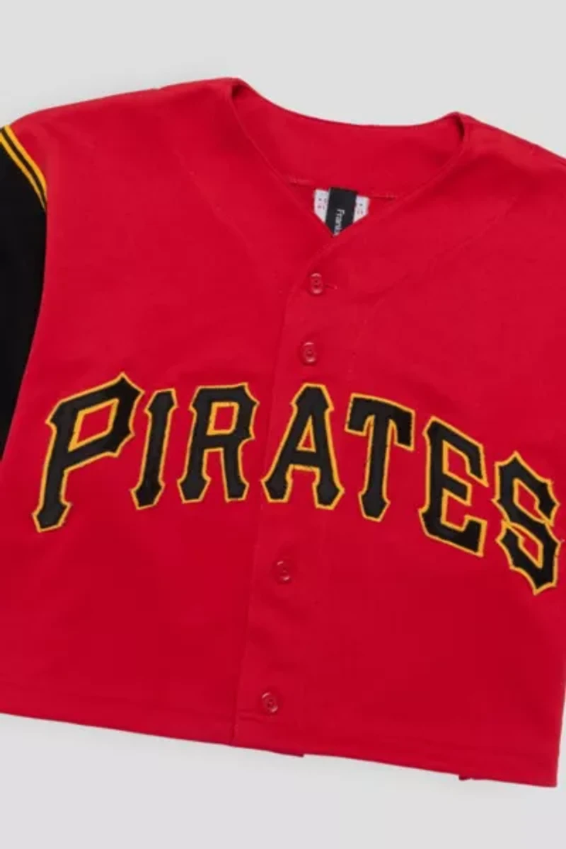 Frankie Collective Rework Pittsburgh Pirates Crop Jersey