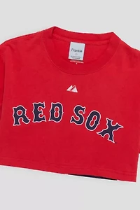 Frankie Collective Rework Red Sox Crop Tee