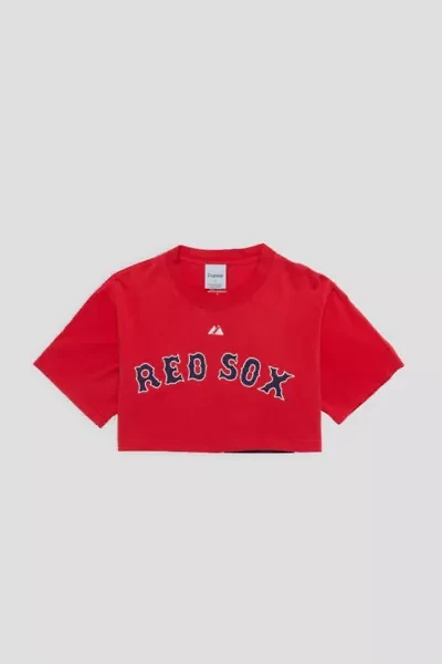 Frankie Collective Rework Red Sox Crop Tee