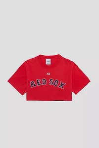 Frankie Collective Rework Red Sox Crop Tee