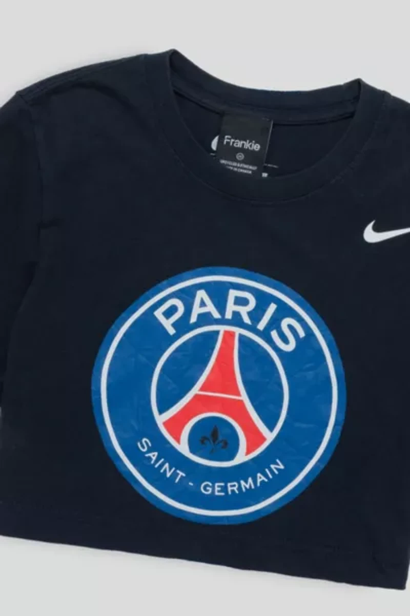 Frankie Collective Rework Paris Saint-Germain FC Crop Tee