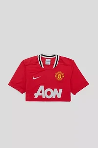 Frankie Collective Rework Manchester United FC Crop Jersey