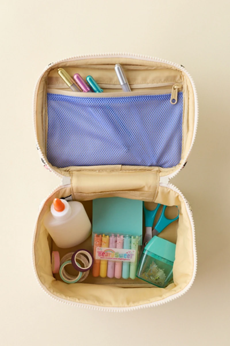 DISNEY | BAGGU Large Makeup Train Case - Storybook Floral