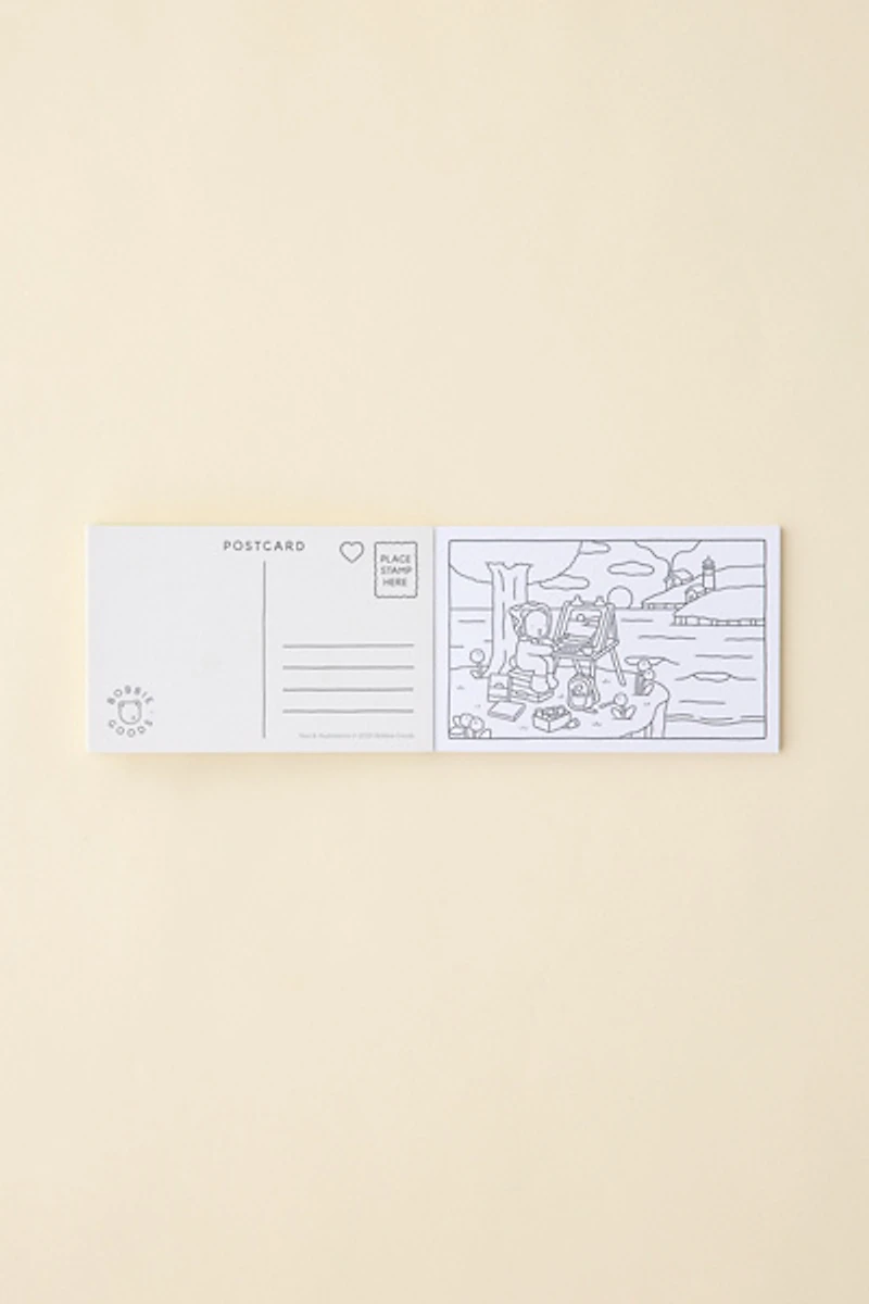 Bobbie Goods Postcard Coloring Book: 20 Postcards By Bobbie Goods