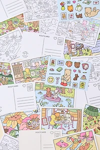 Bobbie Goods Postcard Coloring Book: 20 Postcards By Bobbie Goods
