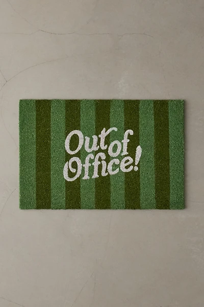 Out Of Office Printed Coir Doormat