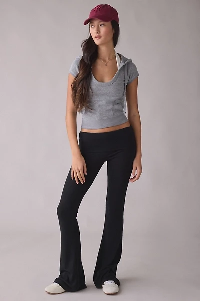 Out From Under Spring Breakers Short Sleeve Cropped Hoodie Sweatshirt