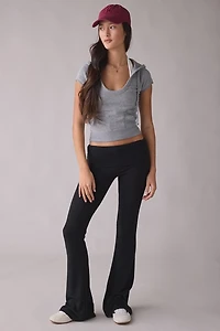 Out From Under Spring Breakers Short Sleeve Cropped Hoodie Sweatshirt