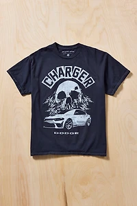 Dodge Charger Skull Graphic Tee