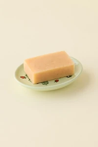 Strawberry Bunny Ceramic Soap Dish