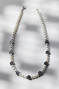 Simone Charm & Pearl Necklace