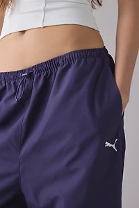 Puma Wardrobe Essentials Deep Plum Woven Balloon Pants