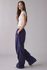 Puma Wardrobe Essentials Deep Plum Woven Balloon Pants