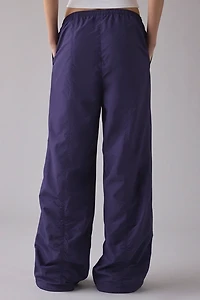 Puma Wardrobe Essentials Deep Plum Woven Balloon Pants