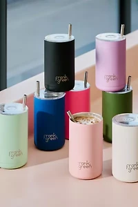 frank green 15 oz Reusable Coffee Cup + Straw Set