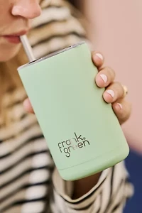 frank green 15 oz Reusable Coffee Cup + Straw Set