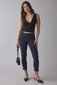 UO Alanis Ruched Plunging V-Neck Tank Top