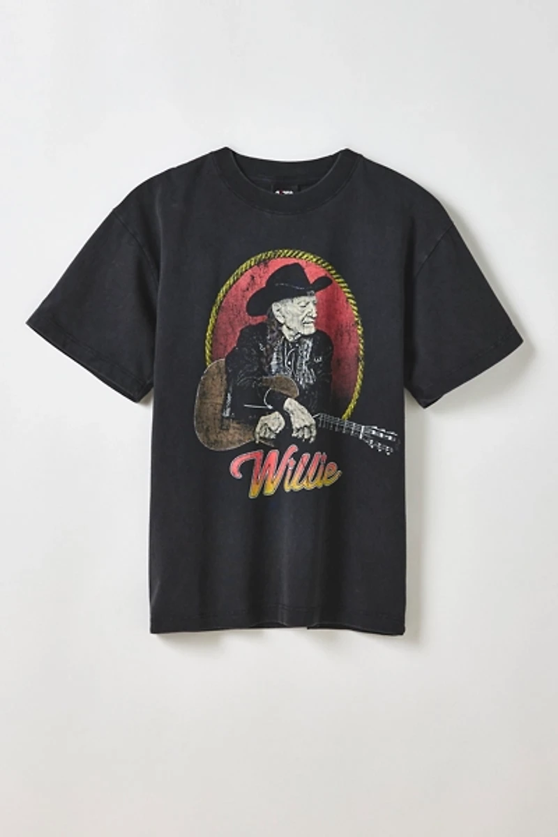 Willie Nelson Vintage Graphic Heavyweight Cotton Tee