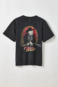 Willie Nelson Vintage Graphic Heavyweight Cotton Tee