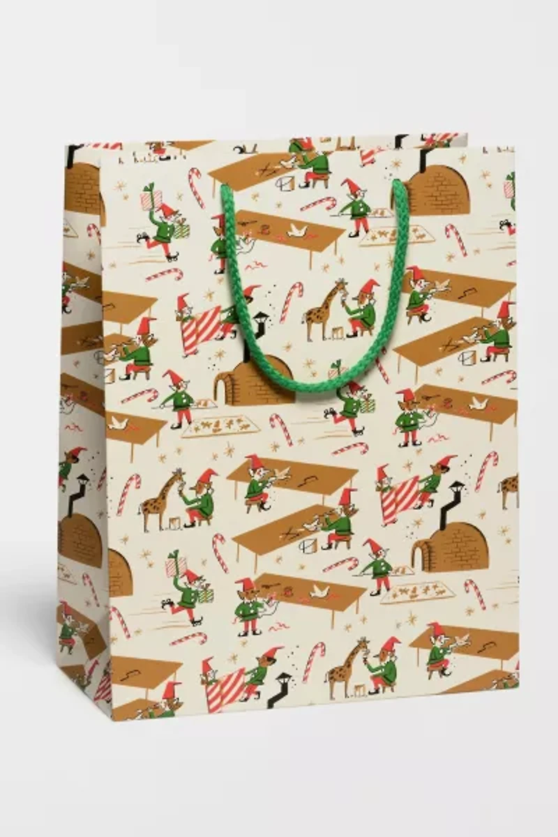 Red Cap Santa's Workshop Gift Bag