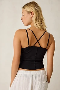 BDG Soft Crush Strappy Lace Trim Cami