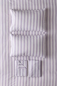 Feathered Stripe Brushed Cotton Sheet Set