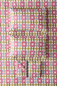 Playful Patchwork Brushed Cotton Sheet Set