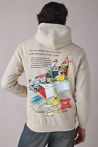 Miller High Life Vintage Graphic Hoodie Sweatshirt